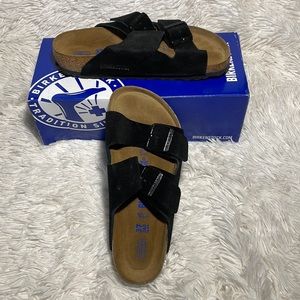 Birkenstock Arizona SFB Black Suede